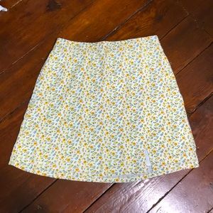 Holister High Rise Floral Skirt